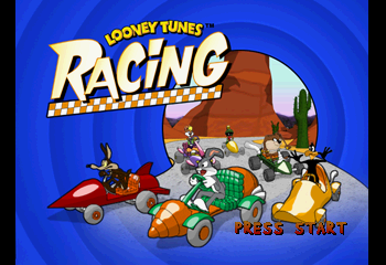 Looney Tunes Racing Title Screen